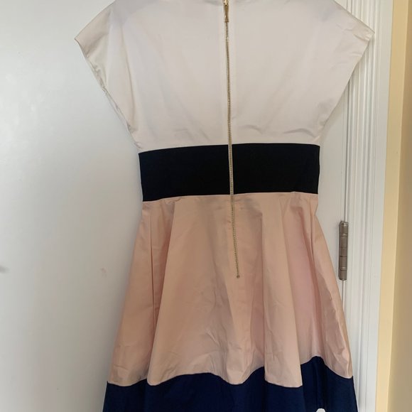 Kate Spade Colorblock Fiorella Striped Dress  - US 2 - With Dress Dustbag - Picture 5 of 6